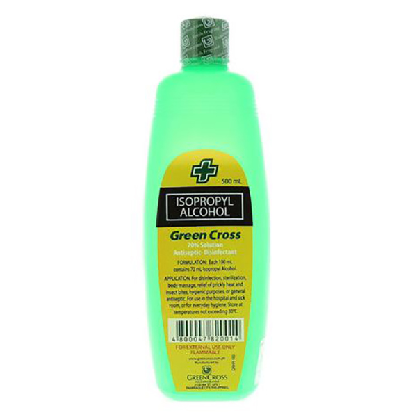 Green Cross 70% Isopropyl Alcohol - 500ml (pc)