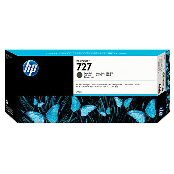 HP 727-300ml DesignJet Ink Cartridge (C1Q12A) - Matte Black