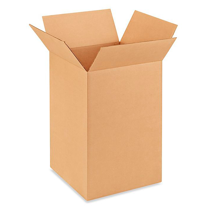 Corrugated Storage Box 43 x 43 x 68cm - Brown (pc)