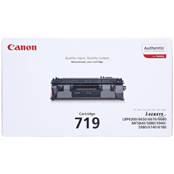 Canon 719 Toner Cartridge - Black