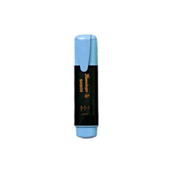 Flamingo Highlighter - Blue (pkt/10pcs)