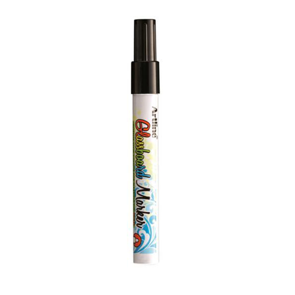 Artline ARMKEPG-4BK Fluorescent Bullet Glassboard Marker 2.0 mm - Black (pkt/12pcs)
