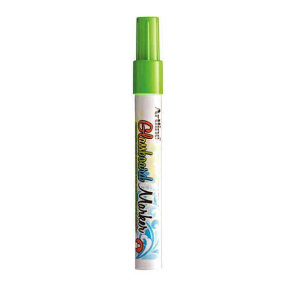 Artline ARMKEPG-4FGR Fluorescent Bullet Glassboard Marker 2.0 mm - Green (pkt/12pcs)