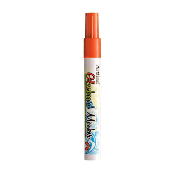 Artline ARMKEPG-4FOR Fluorescent Bullet Glassboard Marker 2.0 mm - Orange (pkt/12pcs)