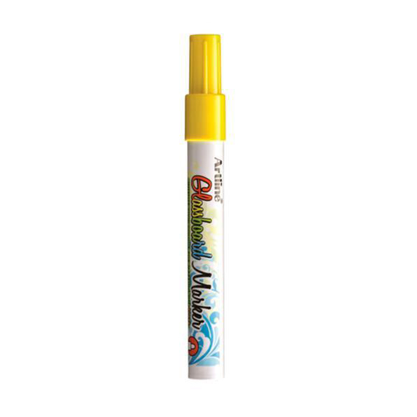 Artline ARMKEPG-4FYL Fluorescent Bullet Glassboard Marker 2.0 mm - Yellow (pkt/12pcs)