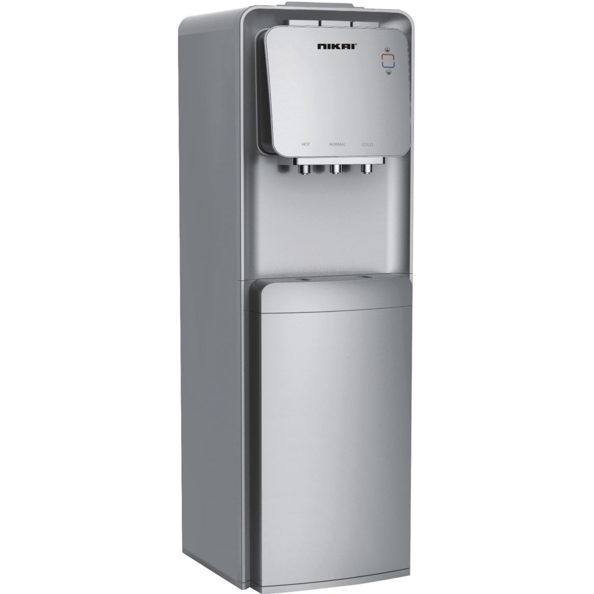 Buy Nikai Water Dispenser with Refrigerator Premium Series NWD1300RS Silver Online AED434