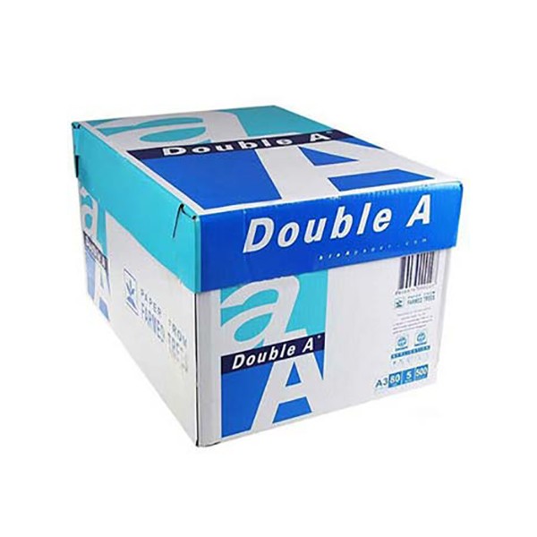 Double A Photocopy Paper 80gsm - A3 (Box/5reams)