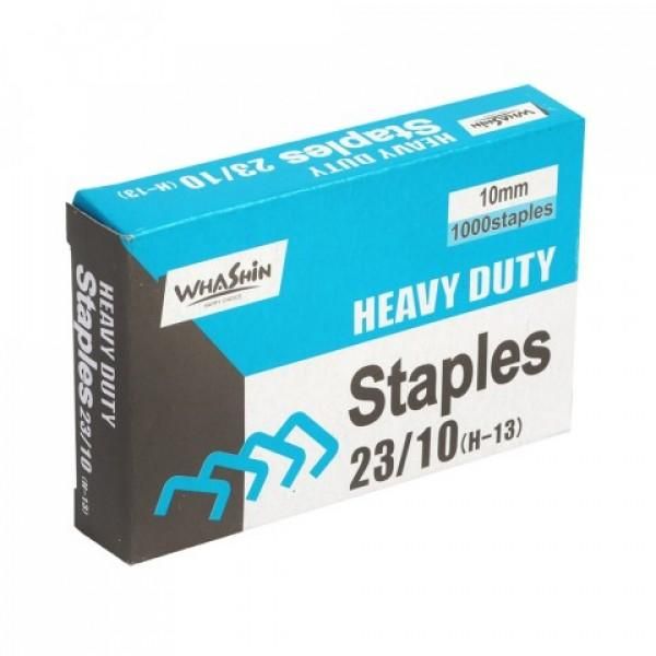 Whashin 23/10 Heavy Duty Staples  (pkt/1000pcs)