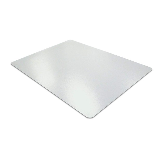 Floortex Desktex PVC Smooth Back Embossed Surface Desk Mat 48cm x 61cm FPDE1924V - Clear (pc)