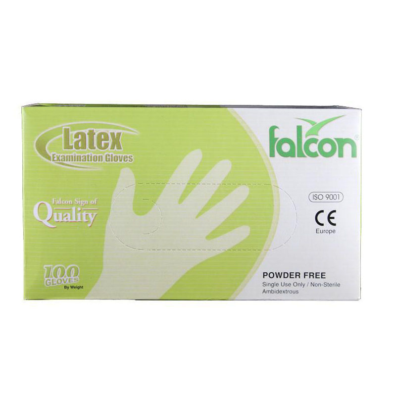 Buy Falcon THPPW046 PowderFree Latex Gloves Medium (pkt/100pcs