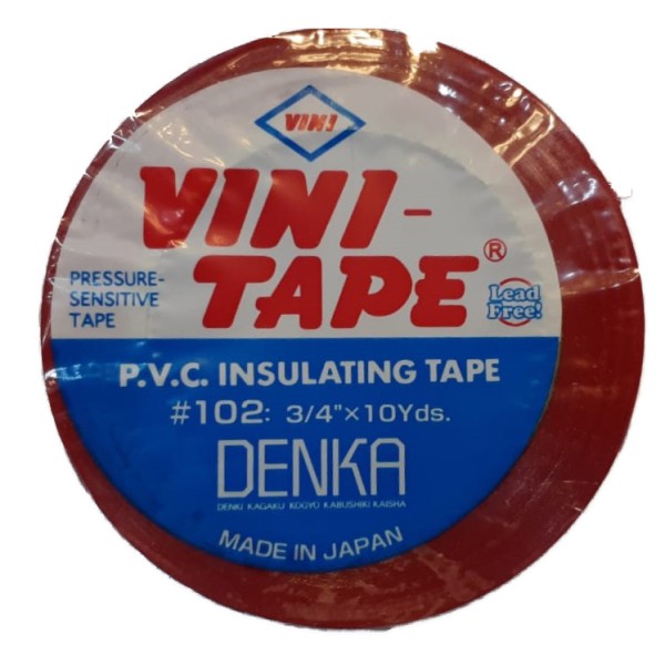 Vini Insulating Tape 3/4in x 10yds - Red (pc)