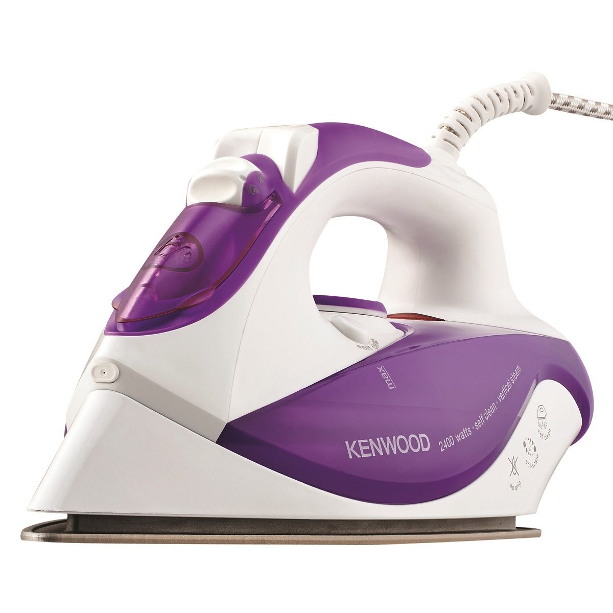 Buy Kenwood ISP201PU Steam Iron Purple Online AED139 from Bayzon