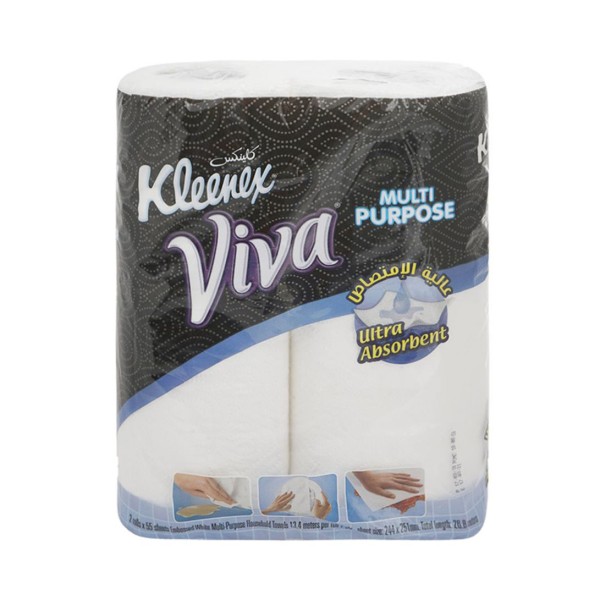Kleenex Viva Ultra Absorbent Towels (pkt/2pcs)