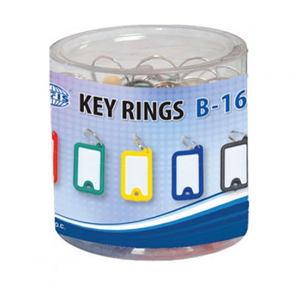FIS Key Rings 4.8 x 2.6cm FSKCB-16 - Assorted (box/25pcs)