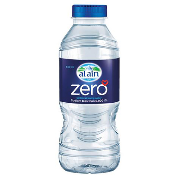 Al Ain Zero Bottled Drinking Water - 330ml (pkt/12pcs)