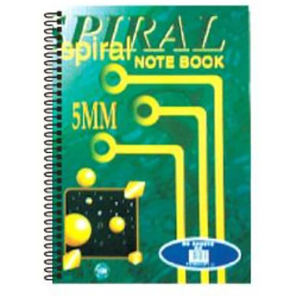 FIS Left Side Spiral Square-Ruled Notebook 80 Sheets FSNBA4JF113 - A4 (pc)