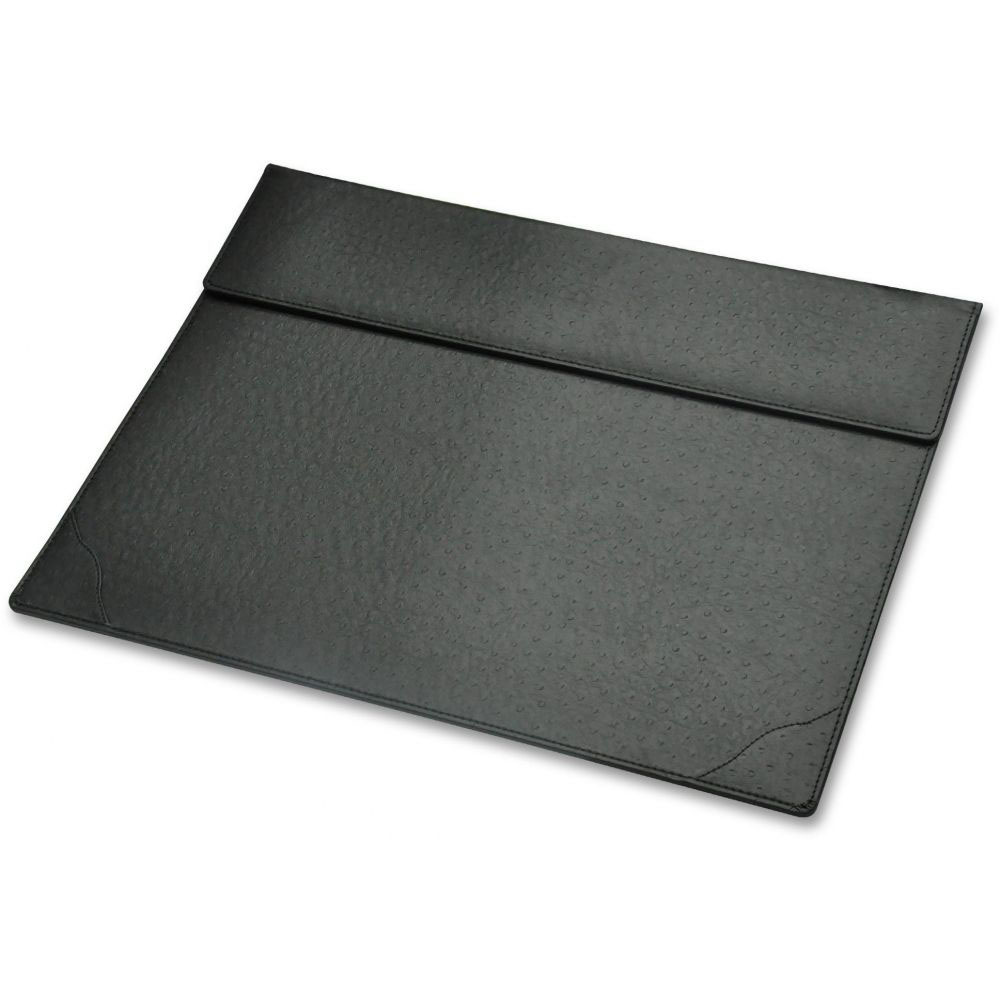FIS Executive Italian PU Desk Blotter Round Corner 355 x 505mm - Black (pc)