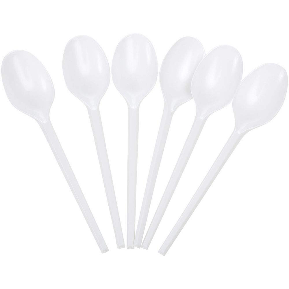 Hotpack DSP Plastic Desert Spoon - White (ctn/40pkt)