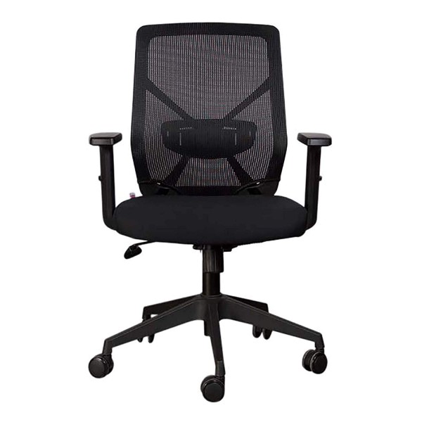 Mahmayi Sleekline 1651A Low Back Mesh Chair - Black (pc)