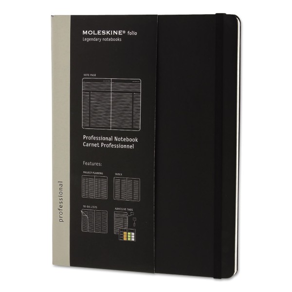 Moleskine Professional Notebook Extra Large Hard Cover (ME-PROPFNT4HBK) - Black (pc)