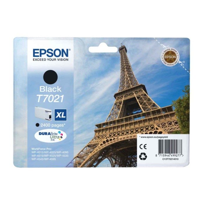 Epson T7021 XL Ink Cartridge - Black