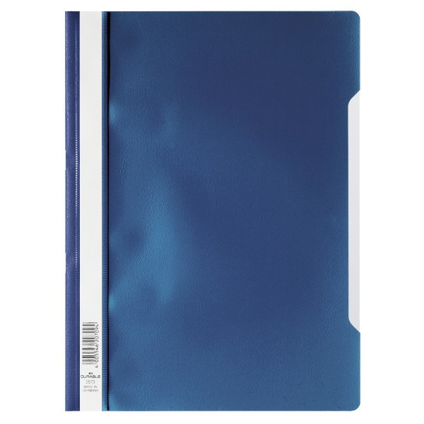 Durable 2573-07 Clear View Economy Folder - Dark Blue (pc)