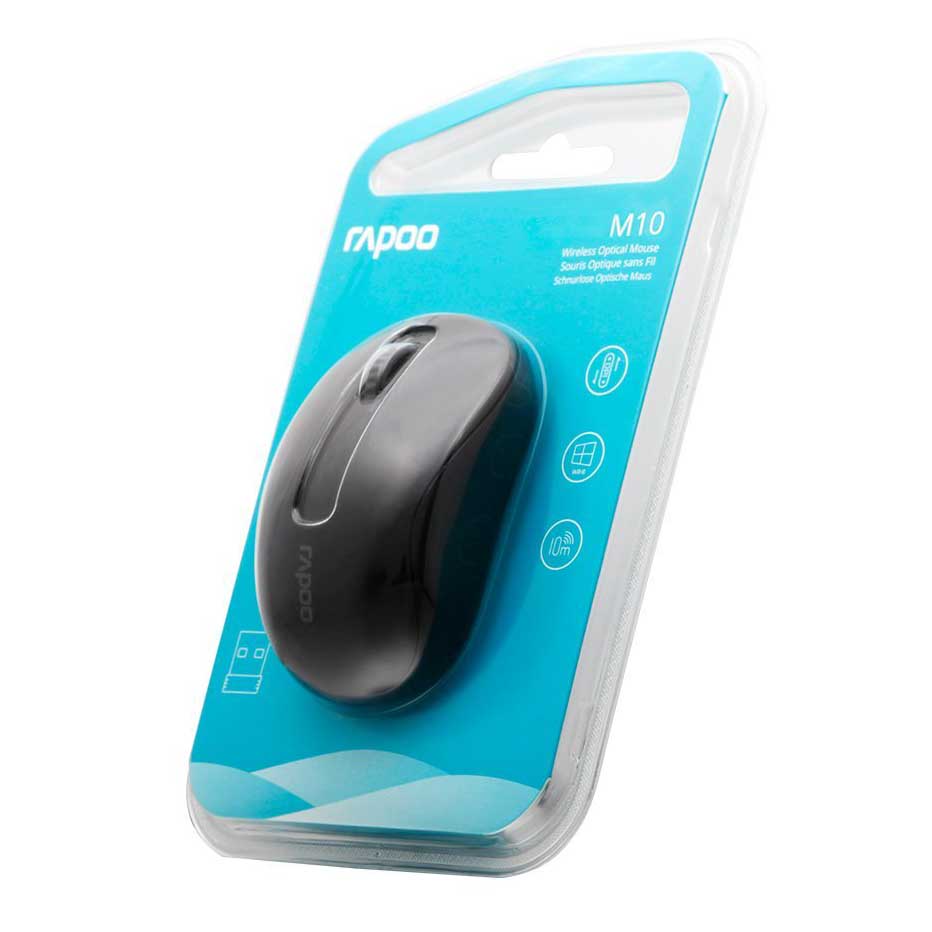Optical Mouse AED52 @ Buy Online - Wireless M10 from Rapoo Bayzon Plus Black