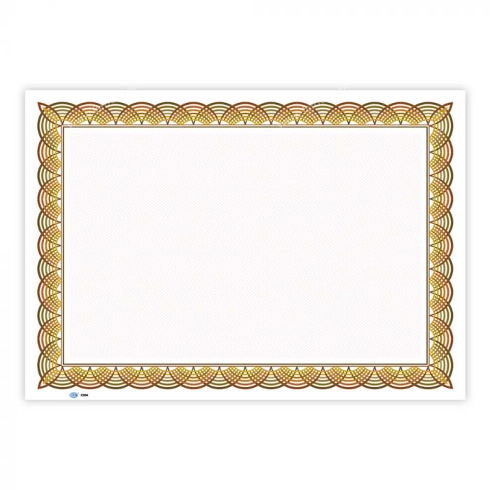 FIS FSCLC004 Plain Design Certificate - A4 (pkt/10s)