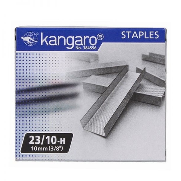 Kangaro 23/10-H Staples - 10mm (pkt/1000pcs)