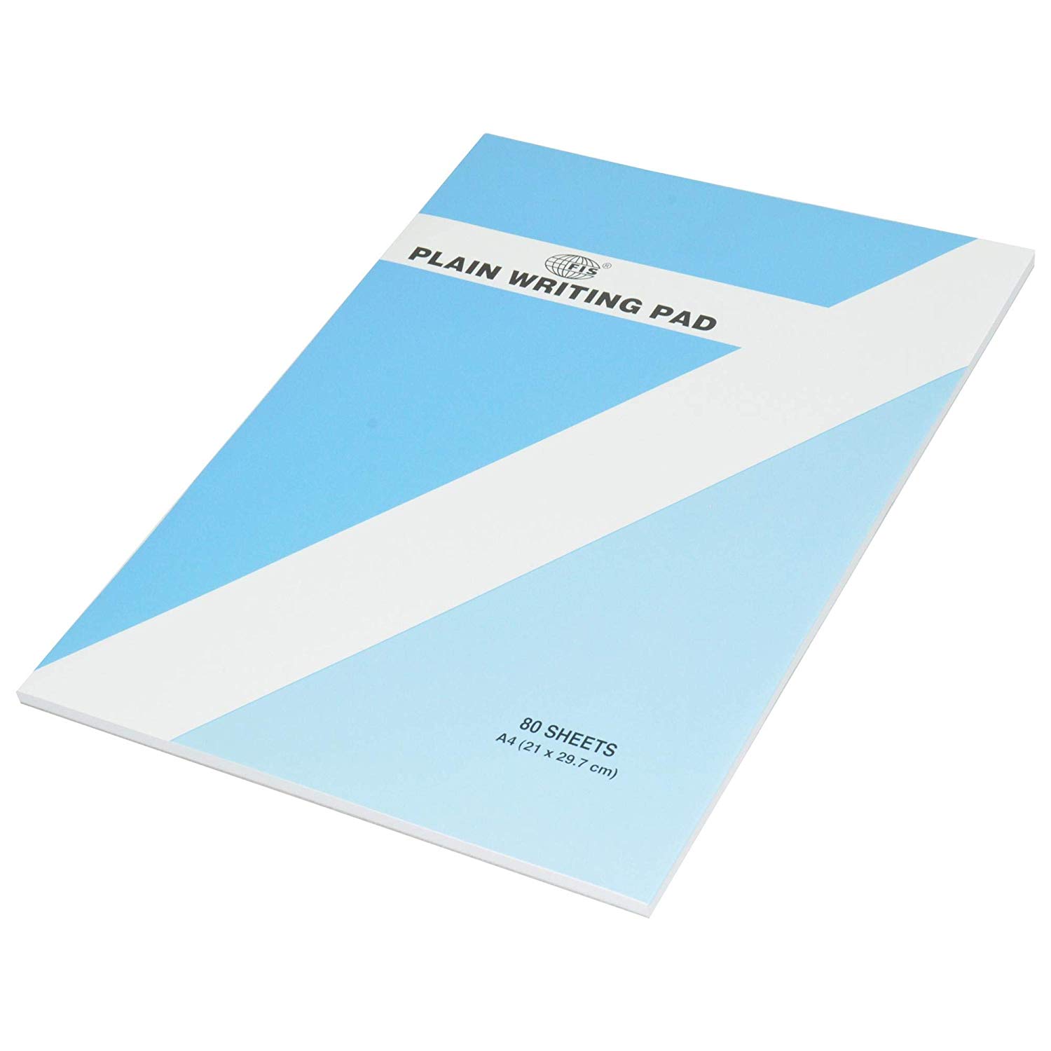 FIS Writing Pad Plain 80-sheets A4 FSPDJA20 - White (pc)