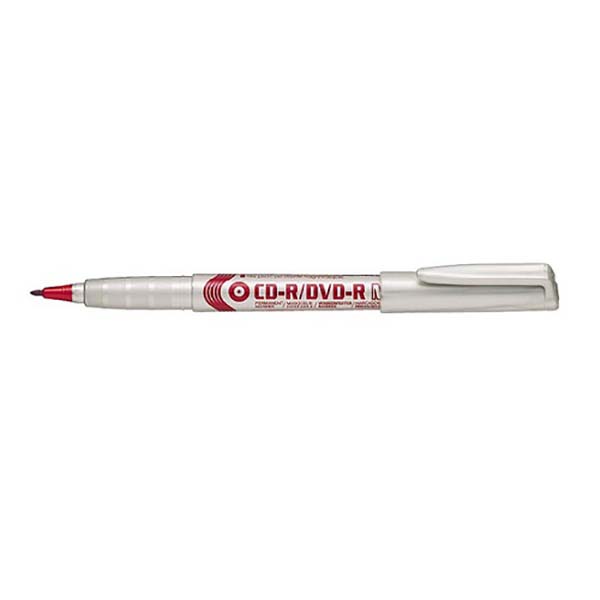 Pentel NMS51 CD-R/DVD-R Marker - Red (pc)