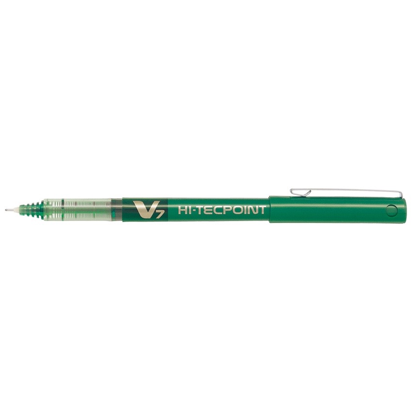 Pilot BX-V7 Hi-Tecpoint 0.7mm Pen - Green (pkt/12pcs)
