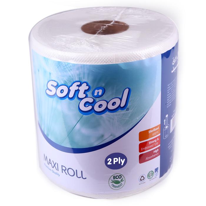 Soft n Cool MR2W 2-ply Maxi Roll Wrapped (box/6rolls)