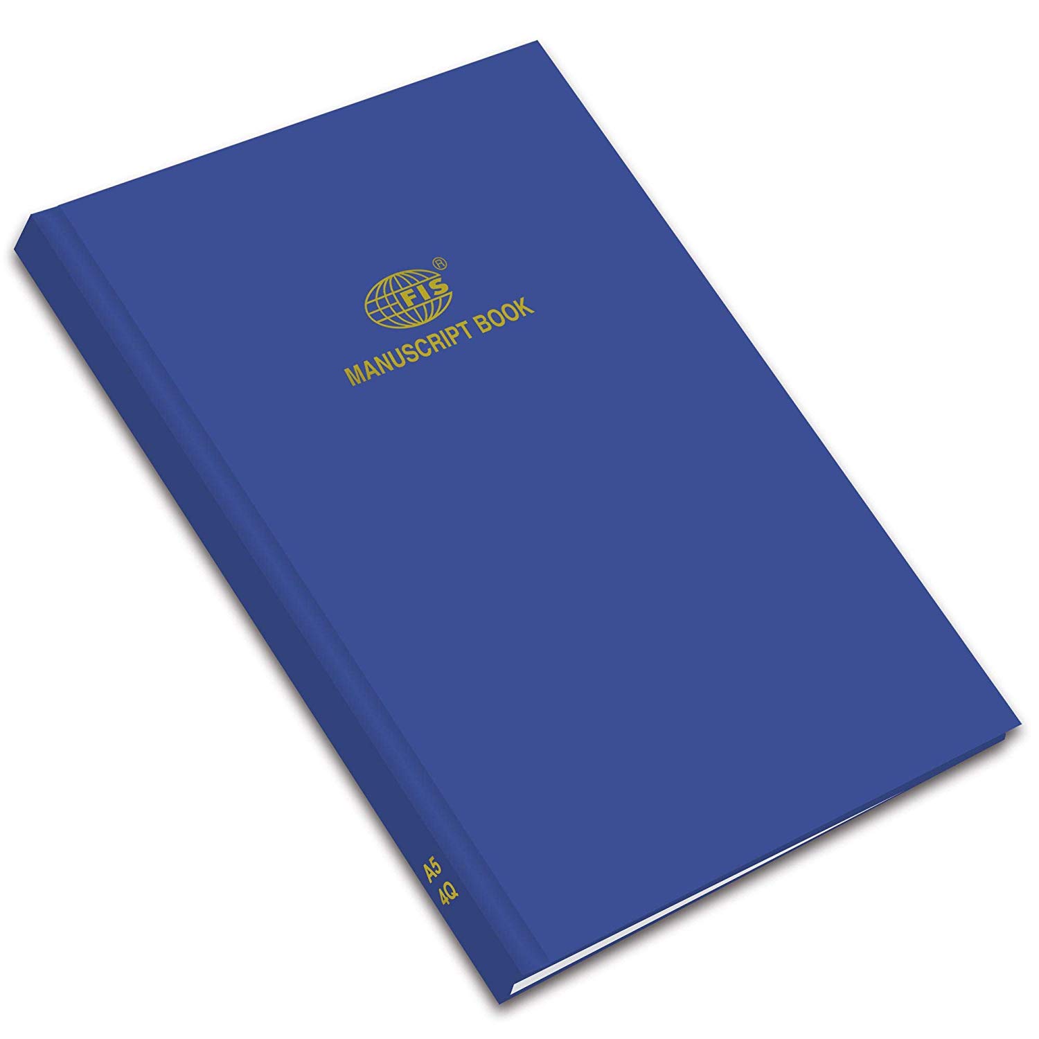 FIS Manuscript Book 8mm Single Ruled 192 sheets A5 148 x 210mm FSMNA54Q - Blue (pc)