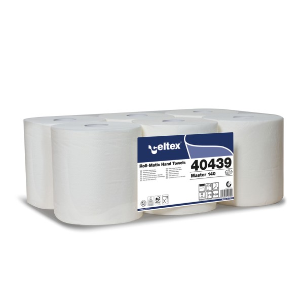 Celtex CX40439 Master 140 Meter Roll-Matic Hand Towel 2ply (pkt/6pcs)