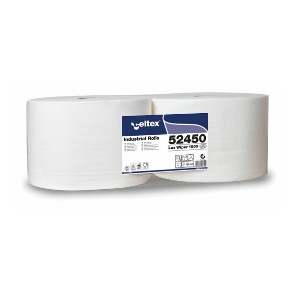 Celtex CX52450 Lux Wiper 1500 Industrial Roll 2ply - 510m (pkt/2pcs)