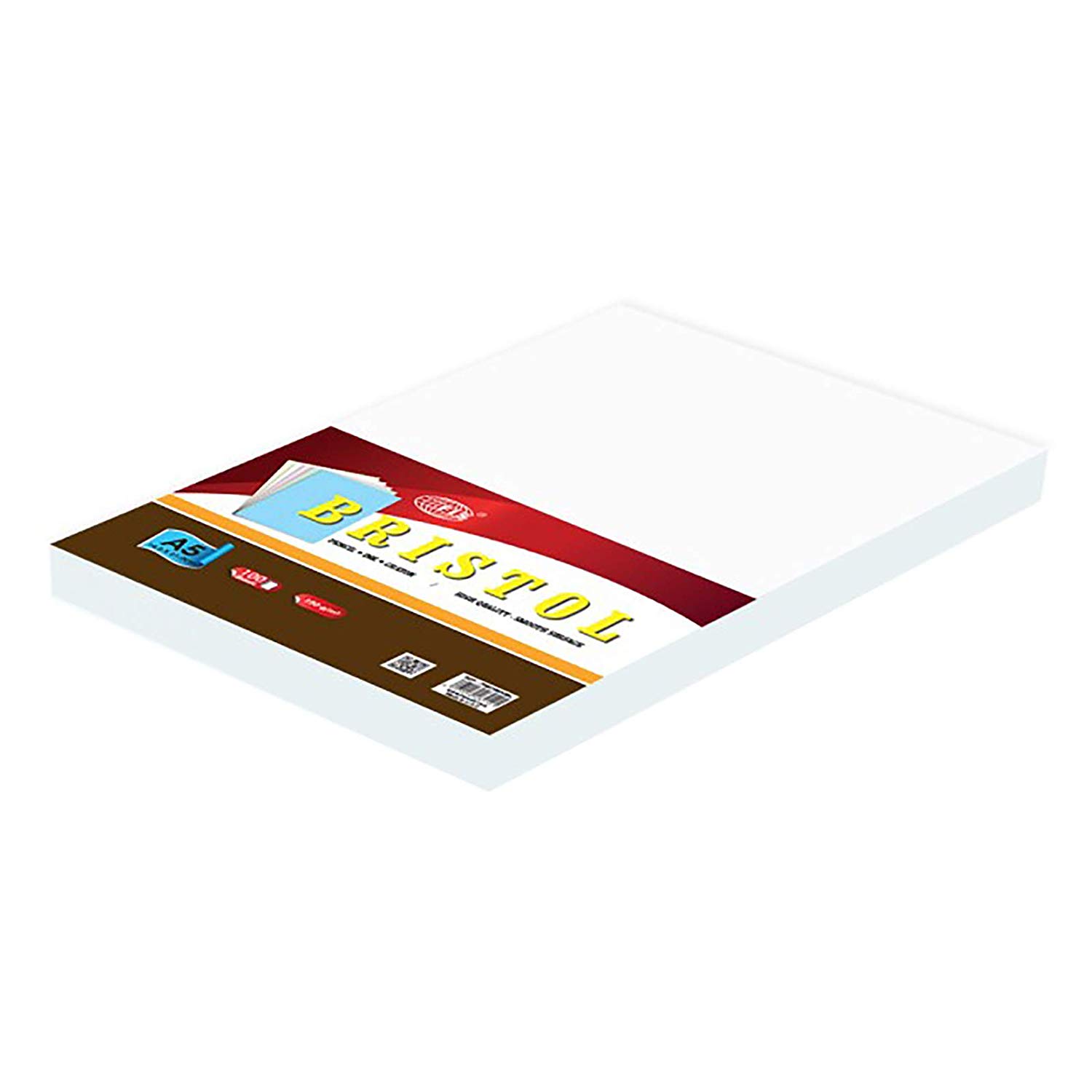 FIS Bristol Board 180gsm A5 FSBI180A5WH - White (pkt/100pcs)