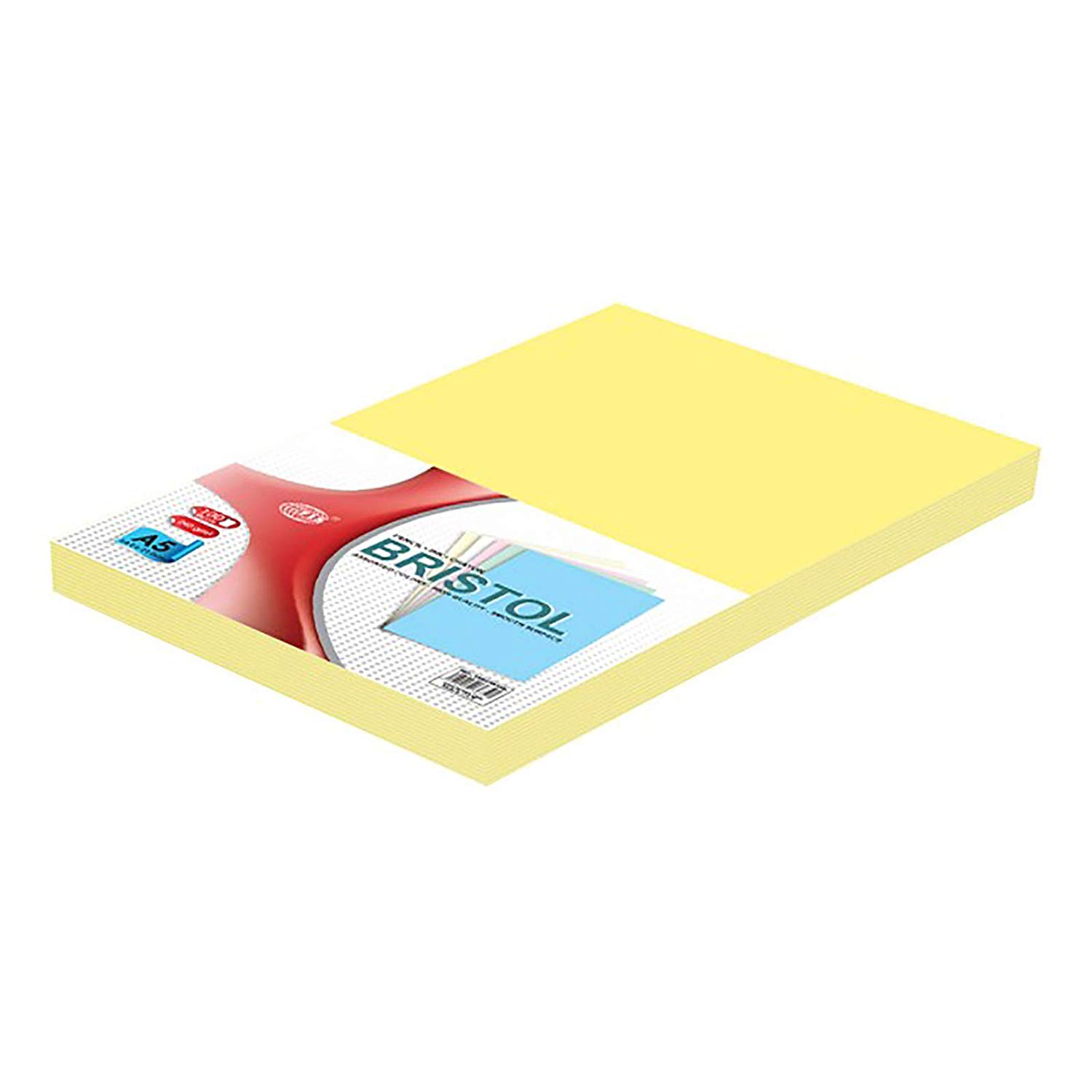 FIS Bristol Board 240gsm A5 FSBI240A5YL - Yellow (pkt/100pcs)