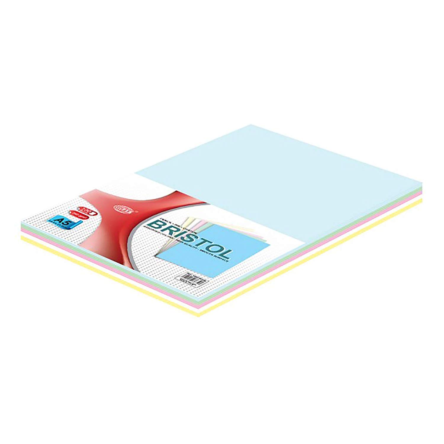 FIS Bristol Board 240gsm A5 FSBI240A5ASST - Assorted (pkt/100pcs)