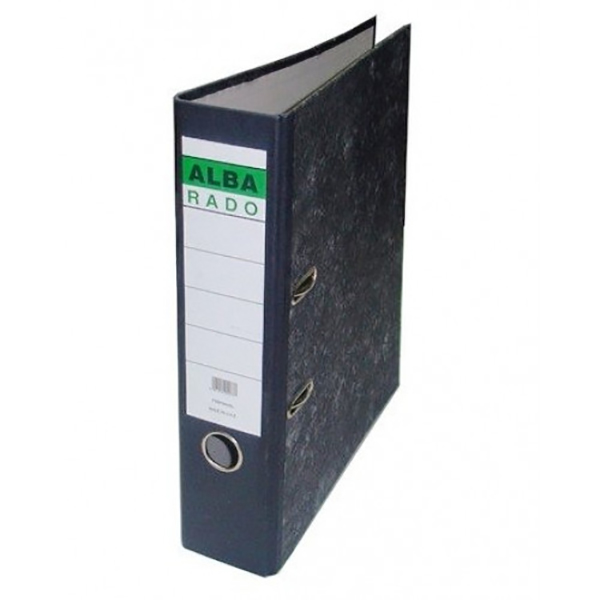 Buy Alba Rado Lever Arch Box File F/S Broad 8cm (3inch) Fixed Grey