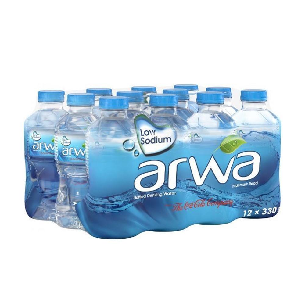 Arwa Bottled Drinking Water - 330ml (pkt/12pcs)