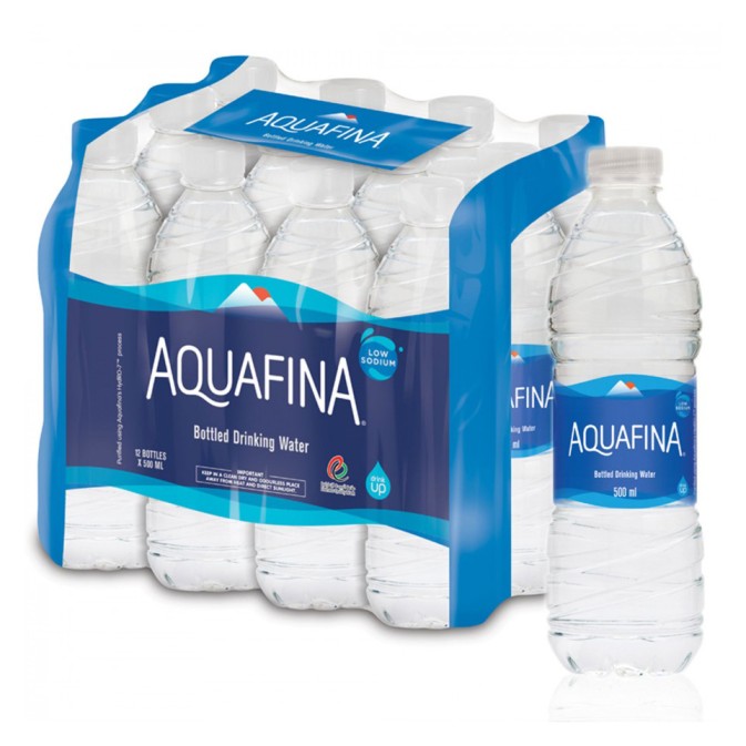 Aquafina Bottled Drinking Water - 500ml (pkt/12pcs)