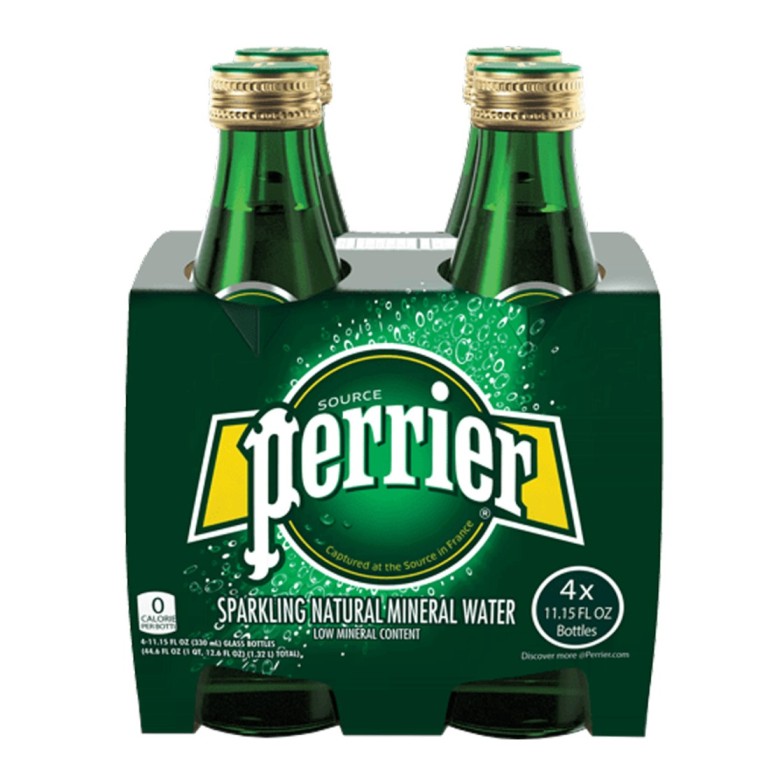 Perrier Sparkling Water - 330ml (pkt/4pcs)