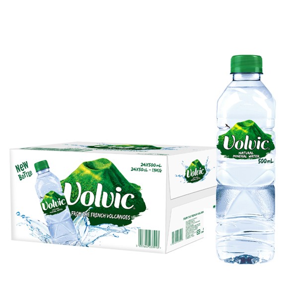 Volvic Natural Mineral Water - 500ml (pkt/24pcs)