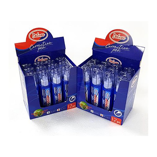 Deluxe AMT CP-1671 Multipurpose & Quick Dry Correction Pen - 10ml (pkt/12pcs)