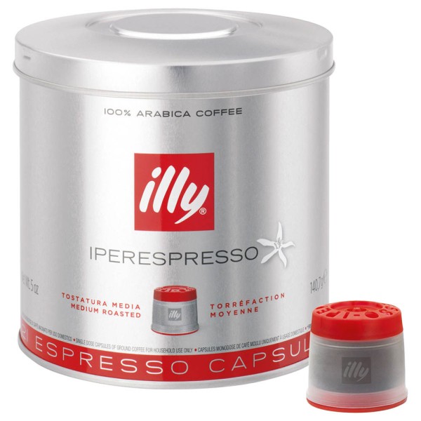 Illy Iperespresso Espresso Capsule Medium Roast - 140.7g (pkt/21pcs)