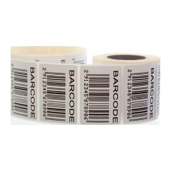 Thermal Barcode Roll - 50 x 25mm 1 inch Core 1000-Labels (Roll)