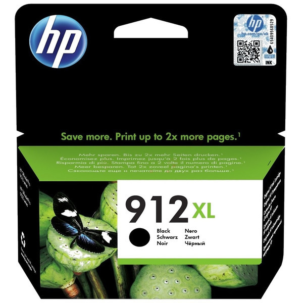 HP 912XL (3YL84AE) High Yield Ink Cartridge - Black