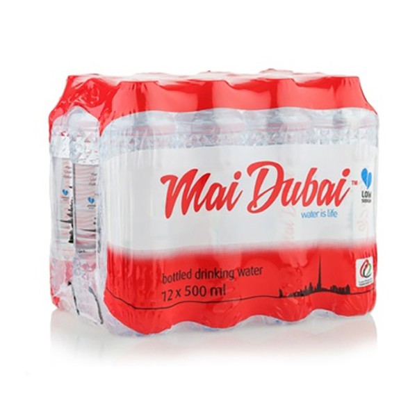 Mai Dubai Bottled Drinking Water - 500ml (pkt/12pcs)