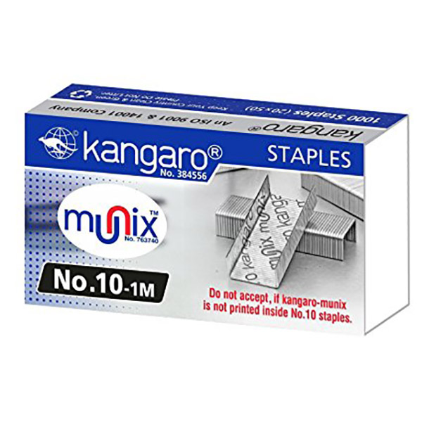 Kangaro No. 10 Staples (pkt/1000pcs)